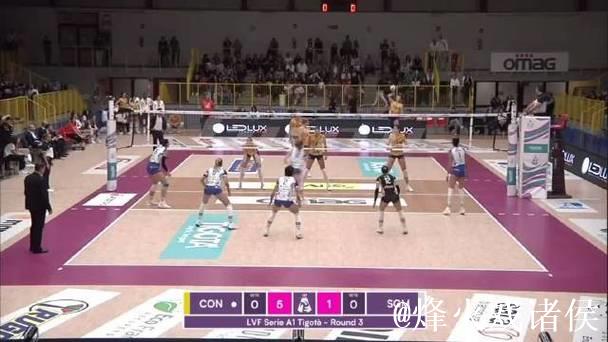 意甲赛场“中国德比”火爆上演 朱婷庄宇珊巅峰对决